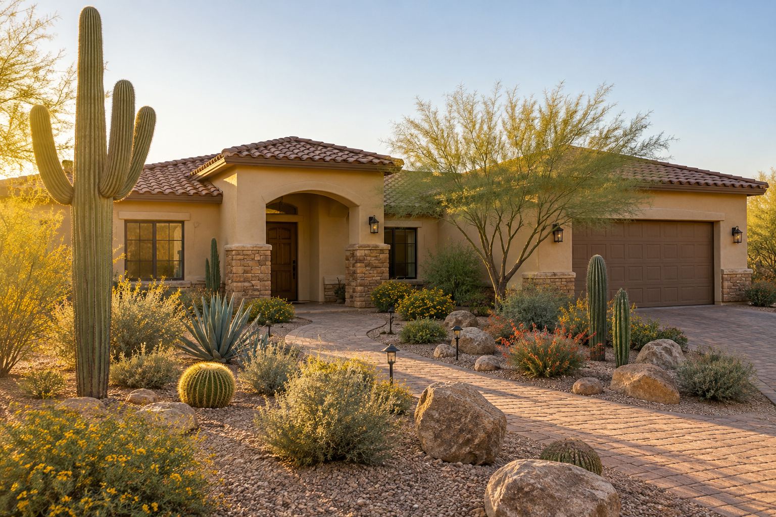 A Paradise Valley Arizona home, illustrative